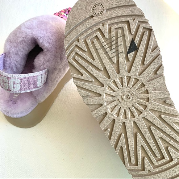 UGG Funkette Stellar Sequin Platform Slippers - Picture 7 of 13